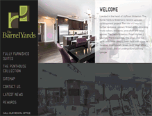 Tablet Screenshot of barrelyards.com